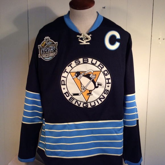 NWT Pittsburgh Penguins 2011 Winter Classic Mark Letestu Jersey mens 52 - Picture 13 of 13